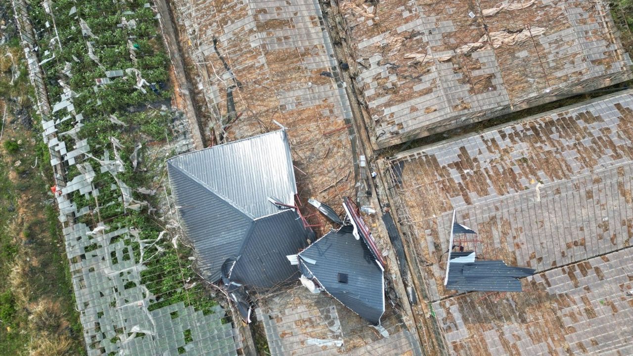 Gazipaşa'da Hortum Seralara Zarar Verdi: Hasar Tespiti Yapılıyor