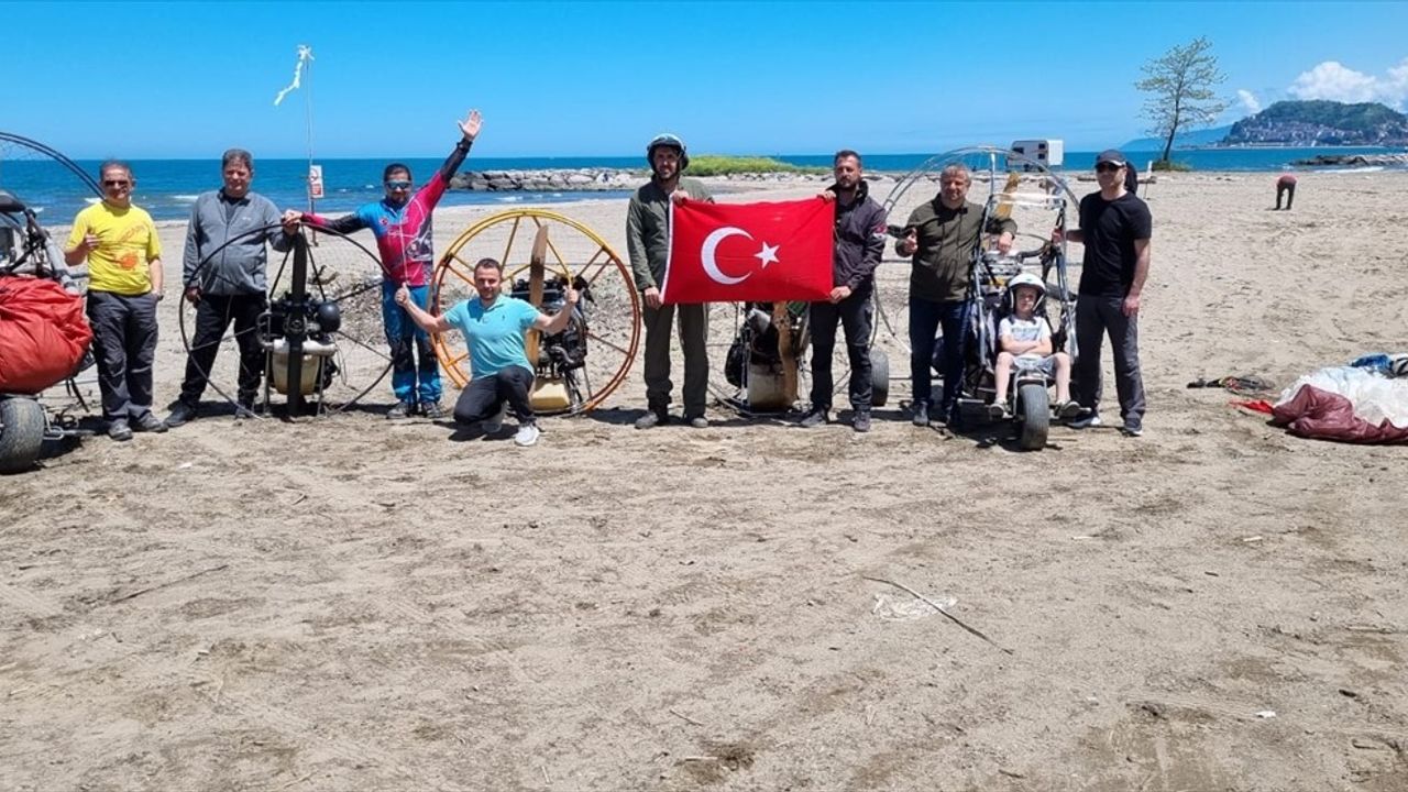 Giresun'da Paramotor Kazası: Denize Düştü!