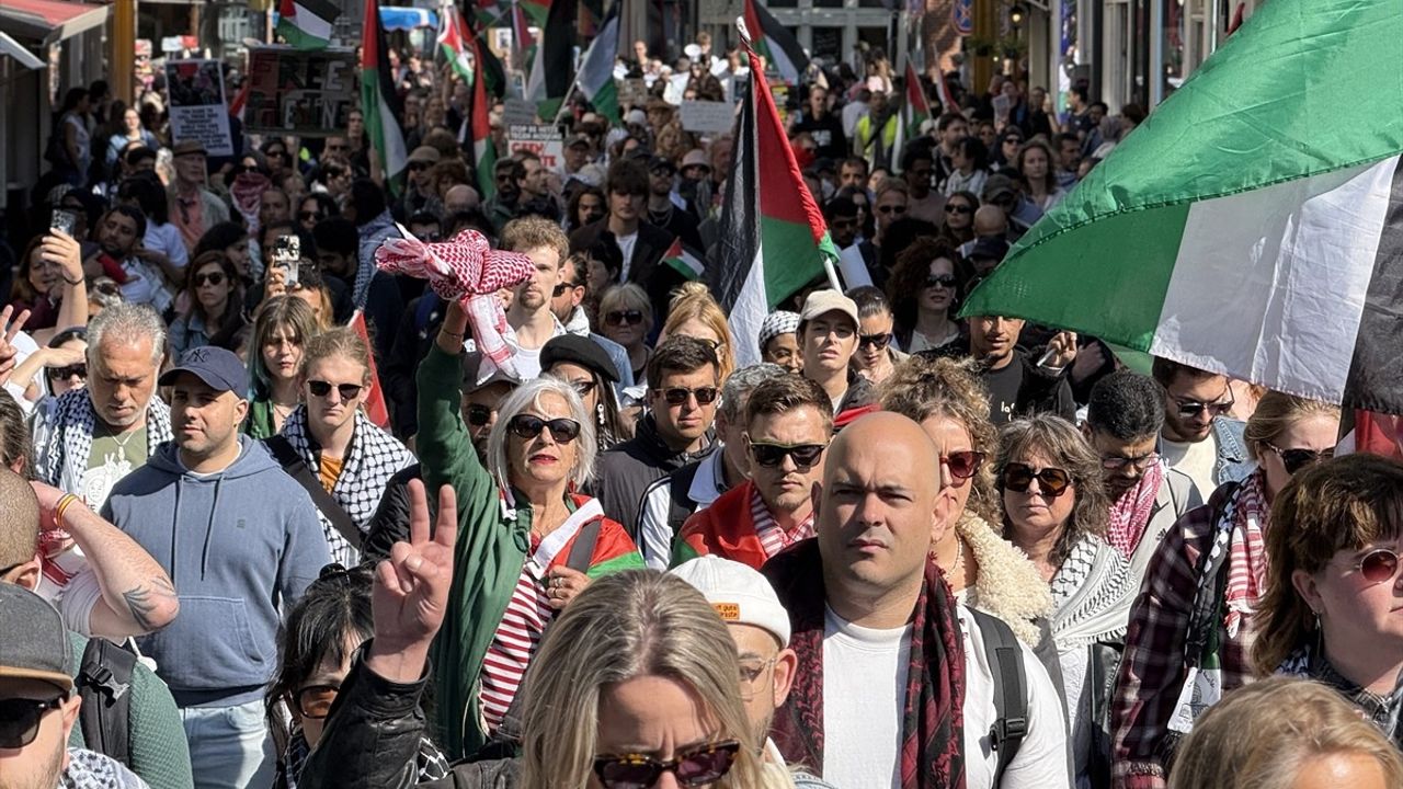 Hollanda’da Nekbe’nin 77. Yılına Özel Yürüyüş Düzenlendi