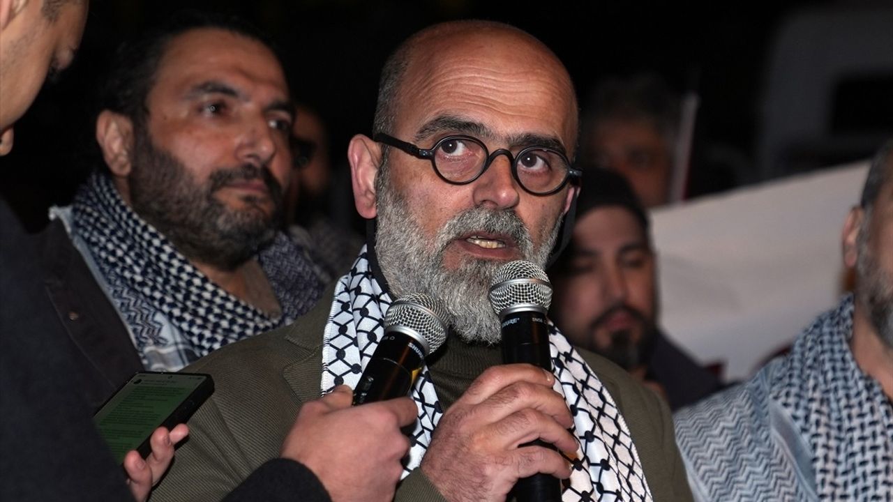 İstanbul'da Gazze'ye Destek Yürüyüşü Gerçekleştirildi