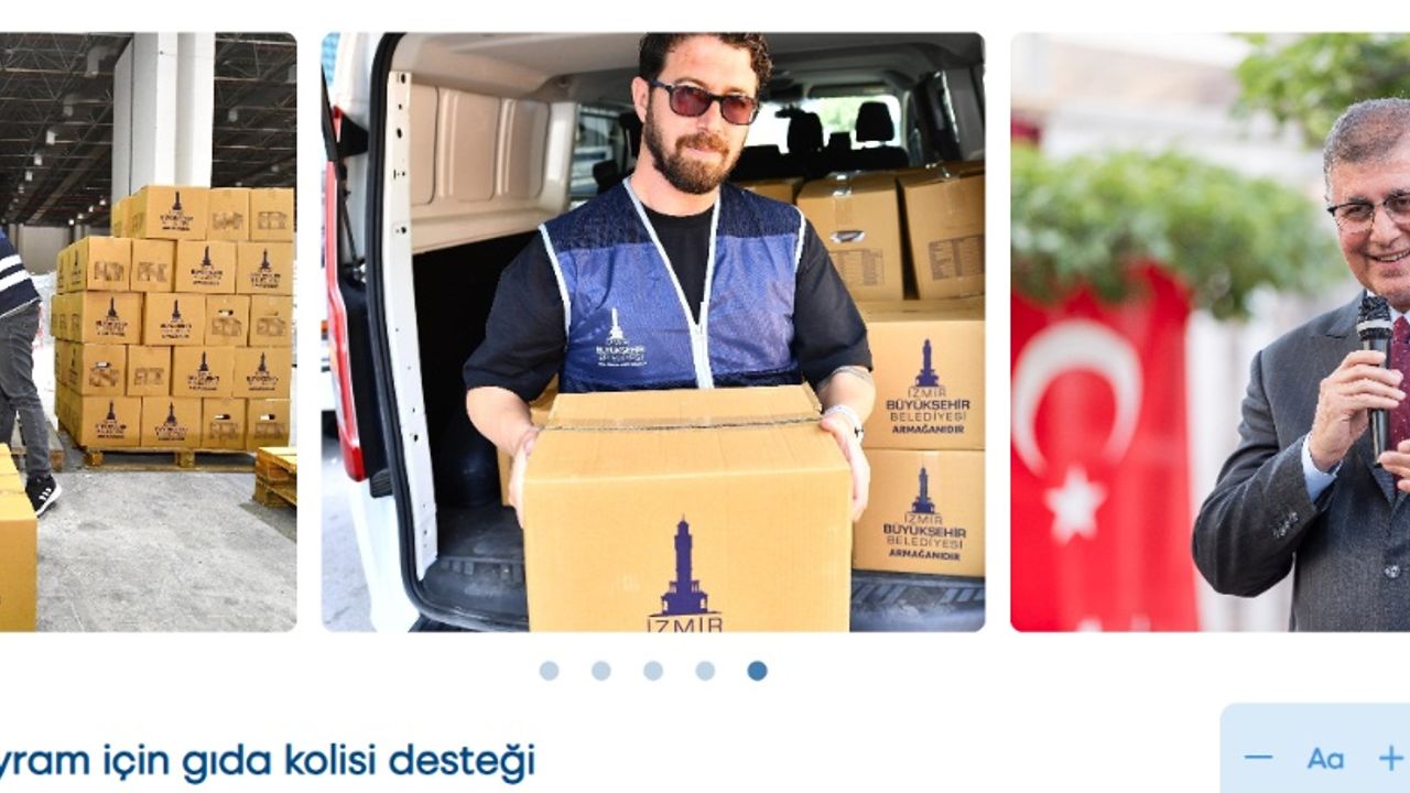 İzmir Büyükşehir'den Bayramda 1.000 TL Nakit ve Gıda Desteği!