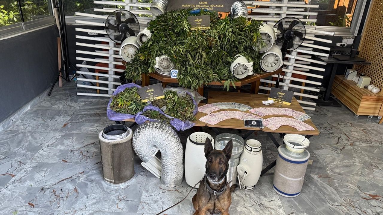 İzmir'de Villa Baskınında Uyuşturucu İmalatı: 1 Tutuklama