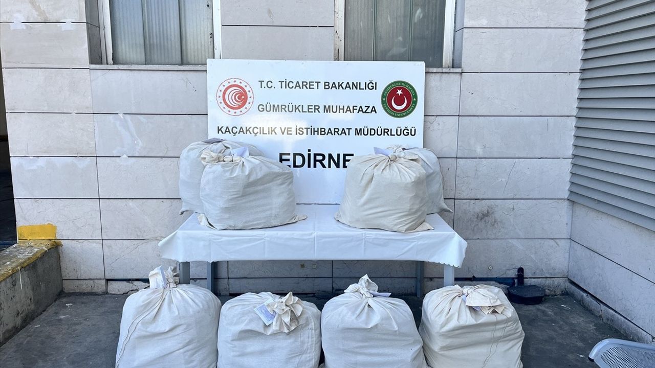 Kapıkule'de 87 Kilo 752 Gram Uyuşturucu Ele Geçirildi