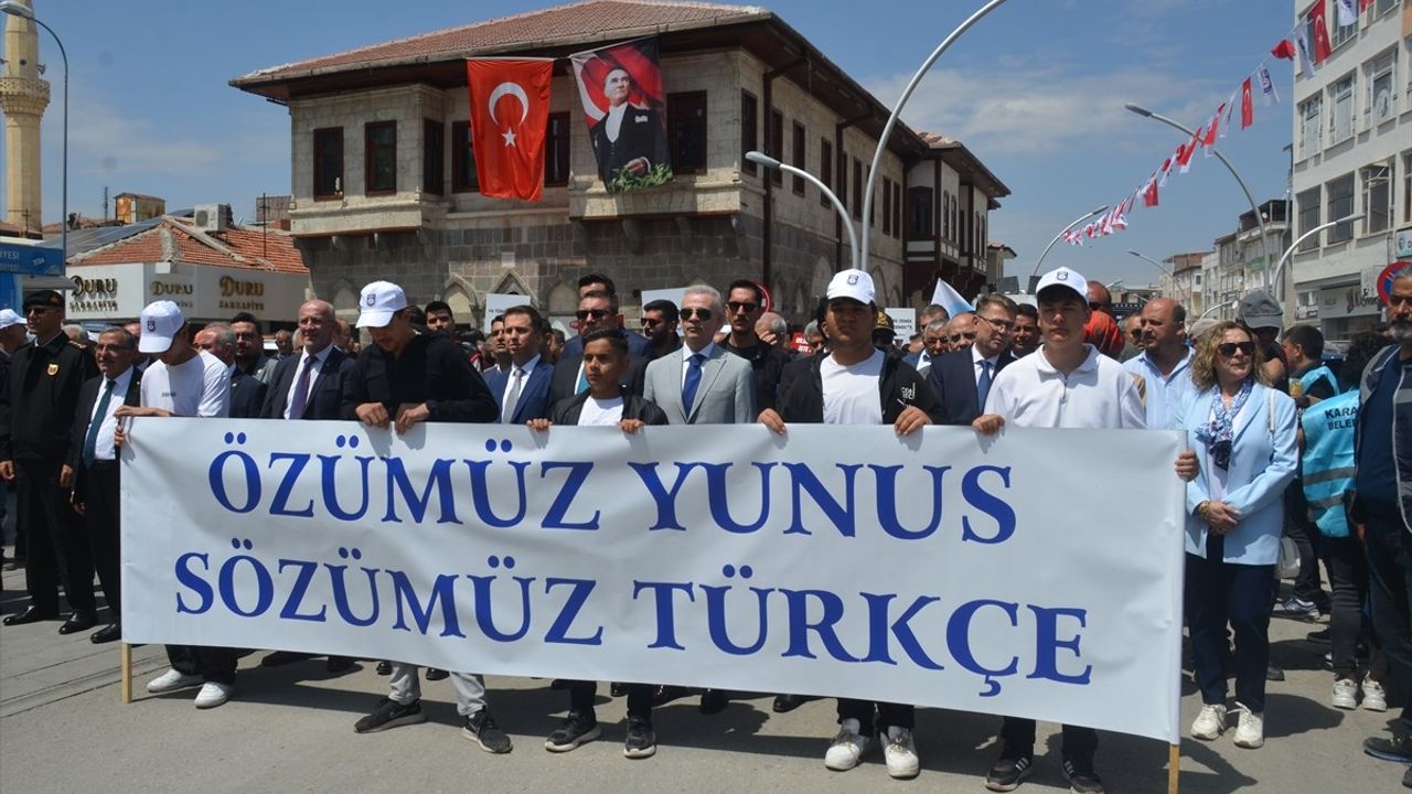 Karaman'da 748. Türk Dil Bayramı ve Yunus Emre'yi Anma Etkinlikleri Devam Ediyor
