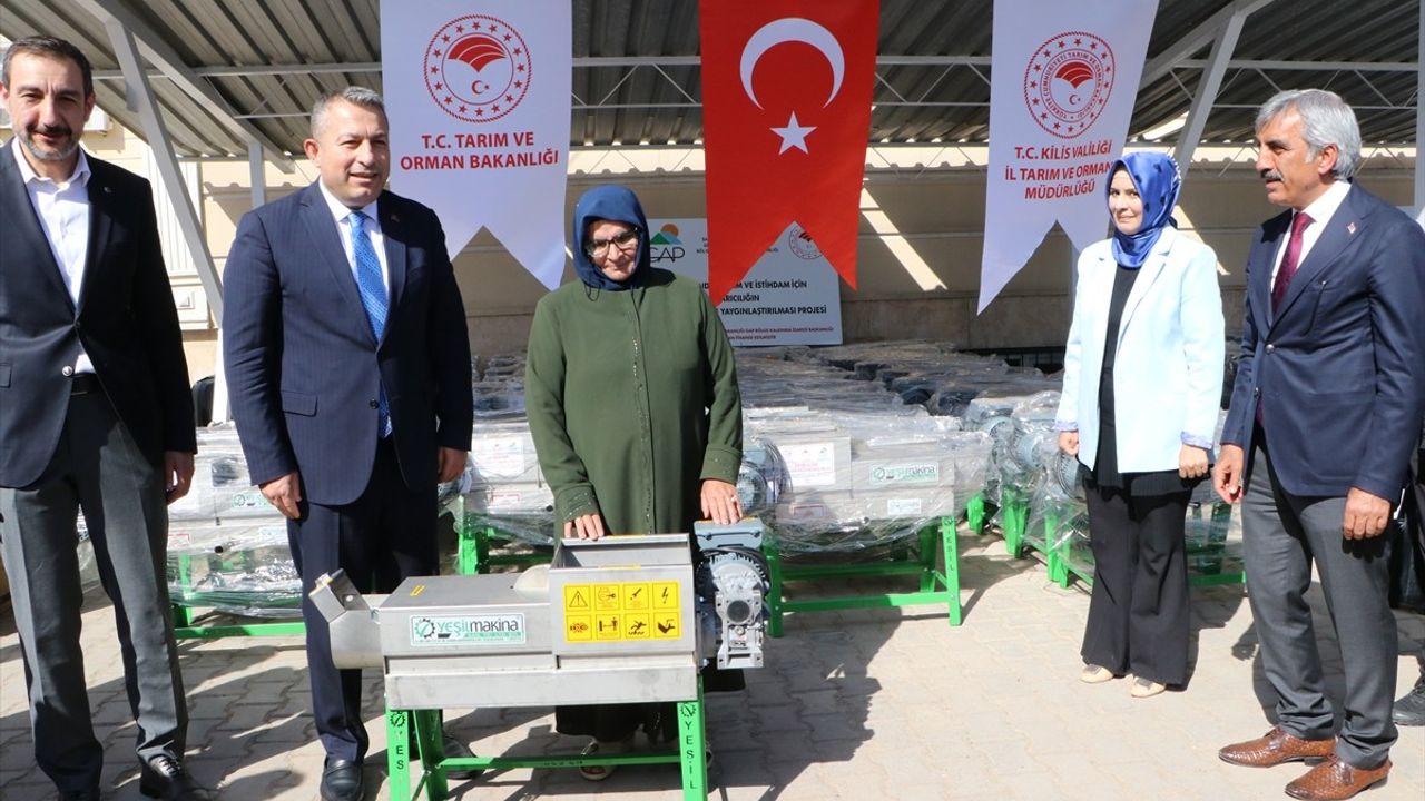 Kilis'te Çiftçilere Makine ve Ekipman Desteği Sağlandı