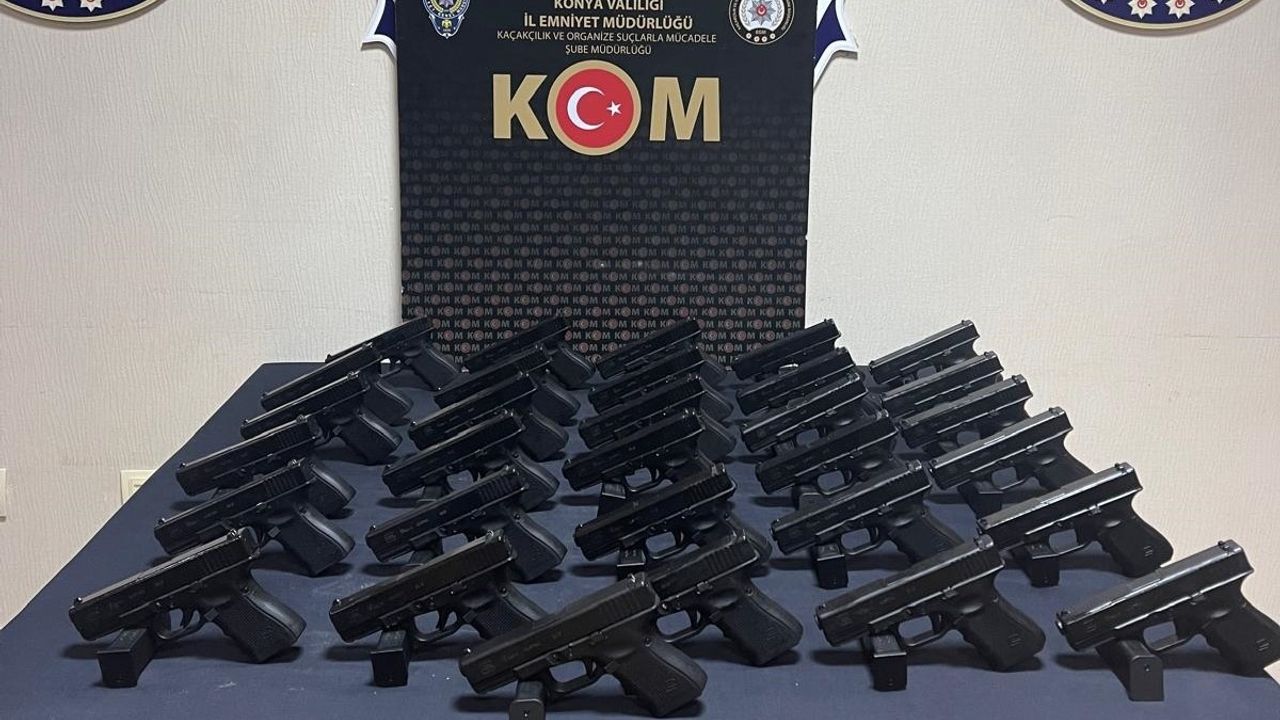 Konya'da Silah Kaçakçılığı Operasyonunda 5 Gözaltı