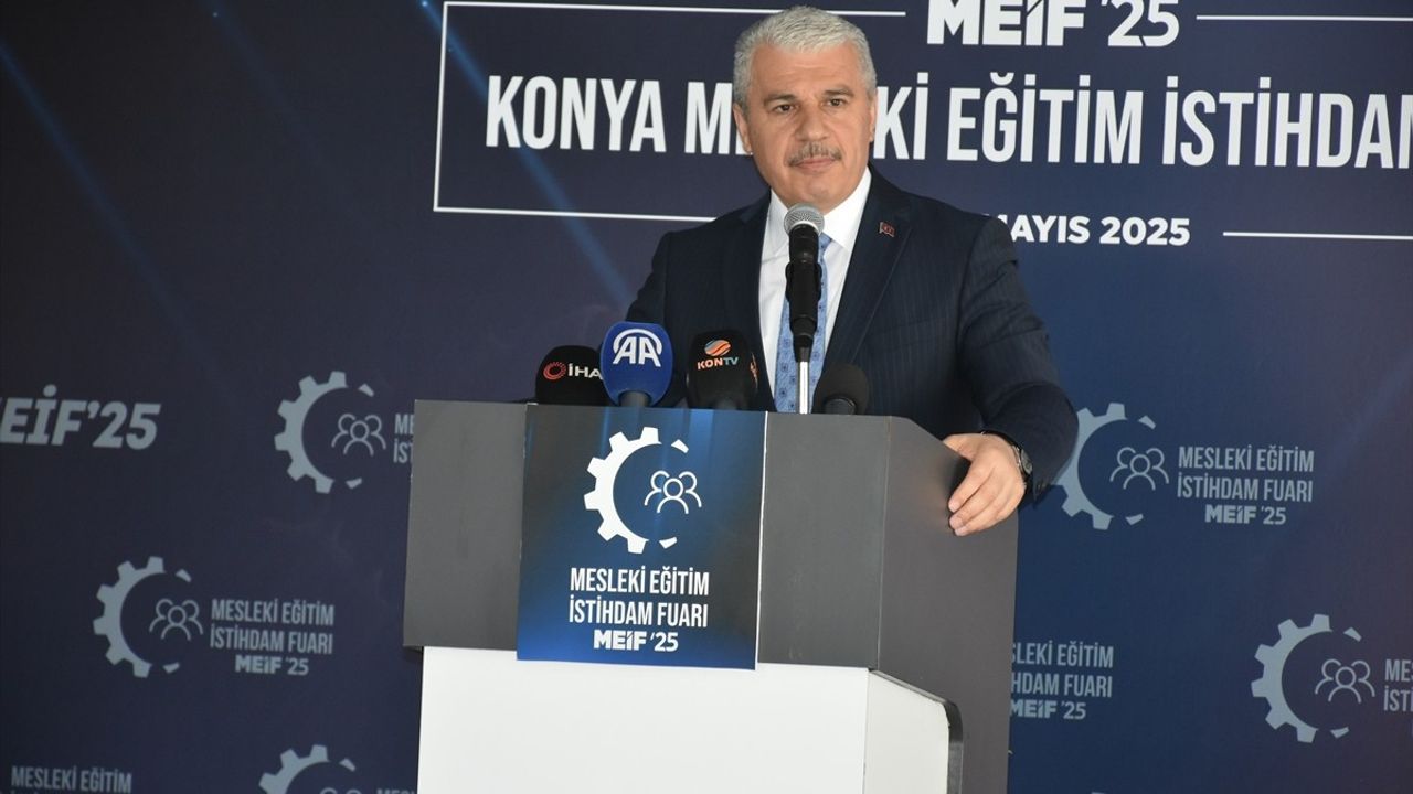 Konya Mesleki Eğitim İstihdam Fuarı MEİF'25 Kapılarını Açtı
