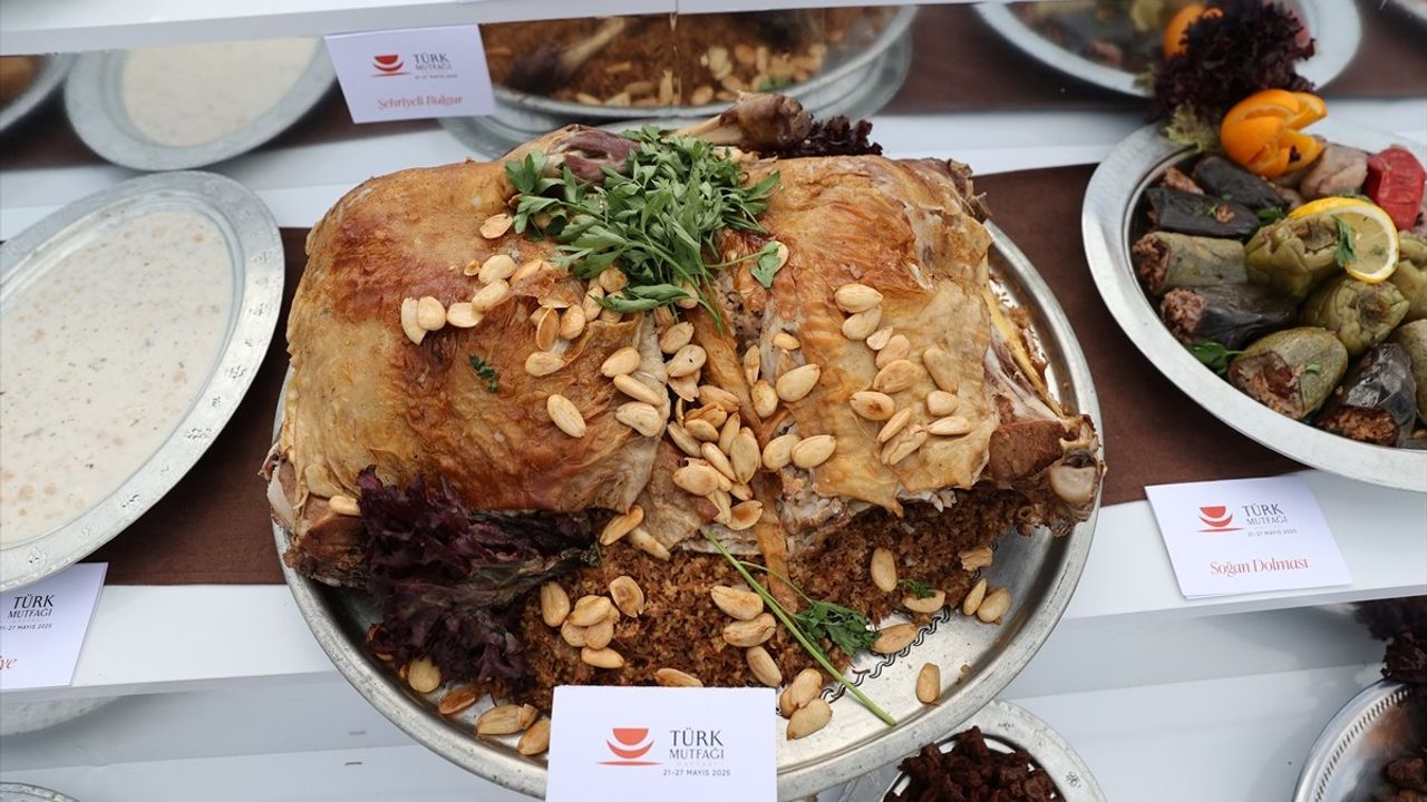 Mardin'in Lezzetleri Türk Mutfağı Haftası'nda Tanıtıldı