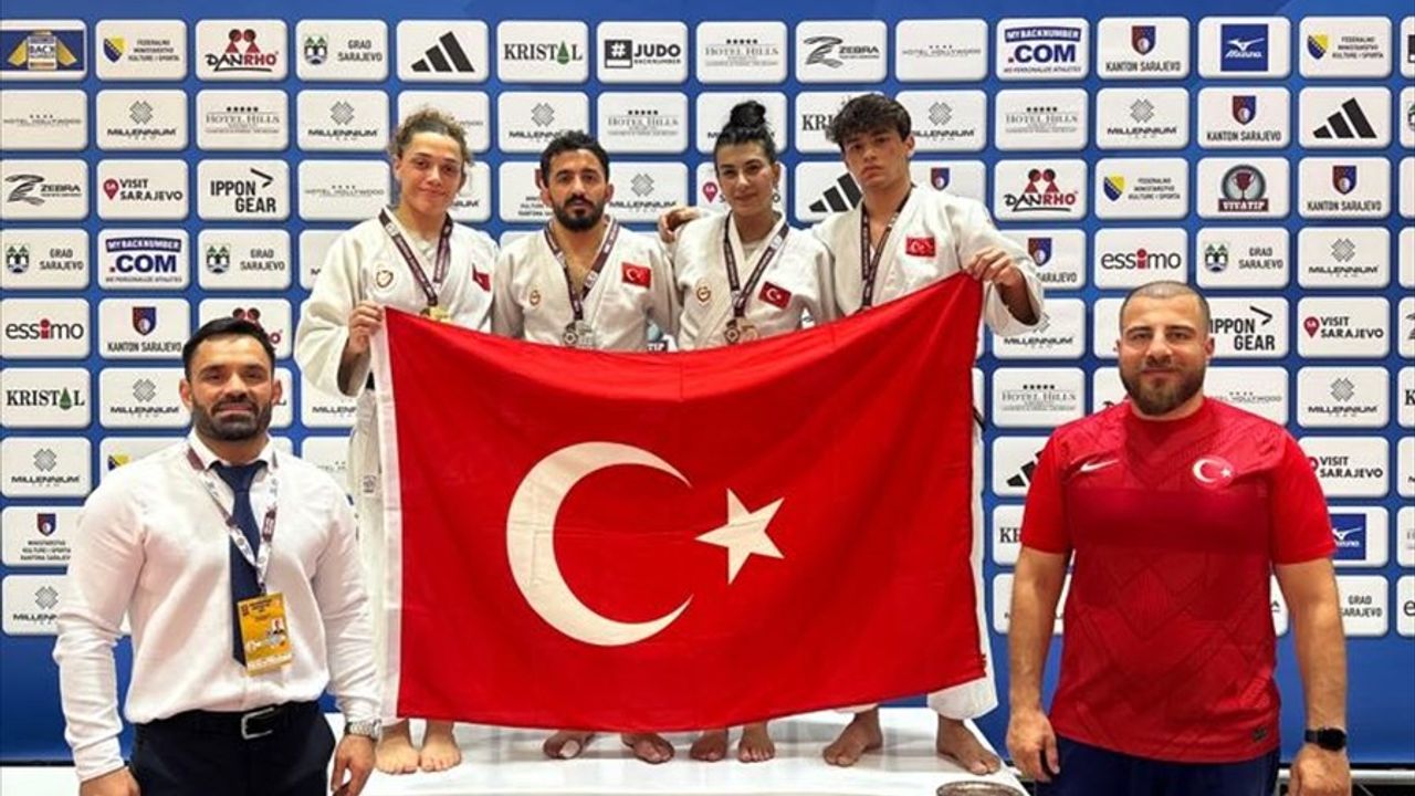 Milli Judocular Avrupa Kupası'nda 4 Madalya Kazandı