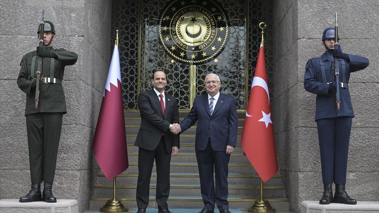 Milli Savunma Bakanı Güler, Katarlı Mevkidaşı Al Sani ile Görüştü