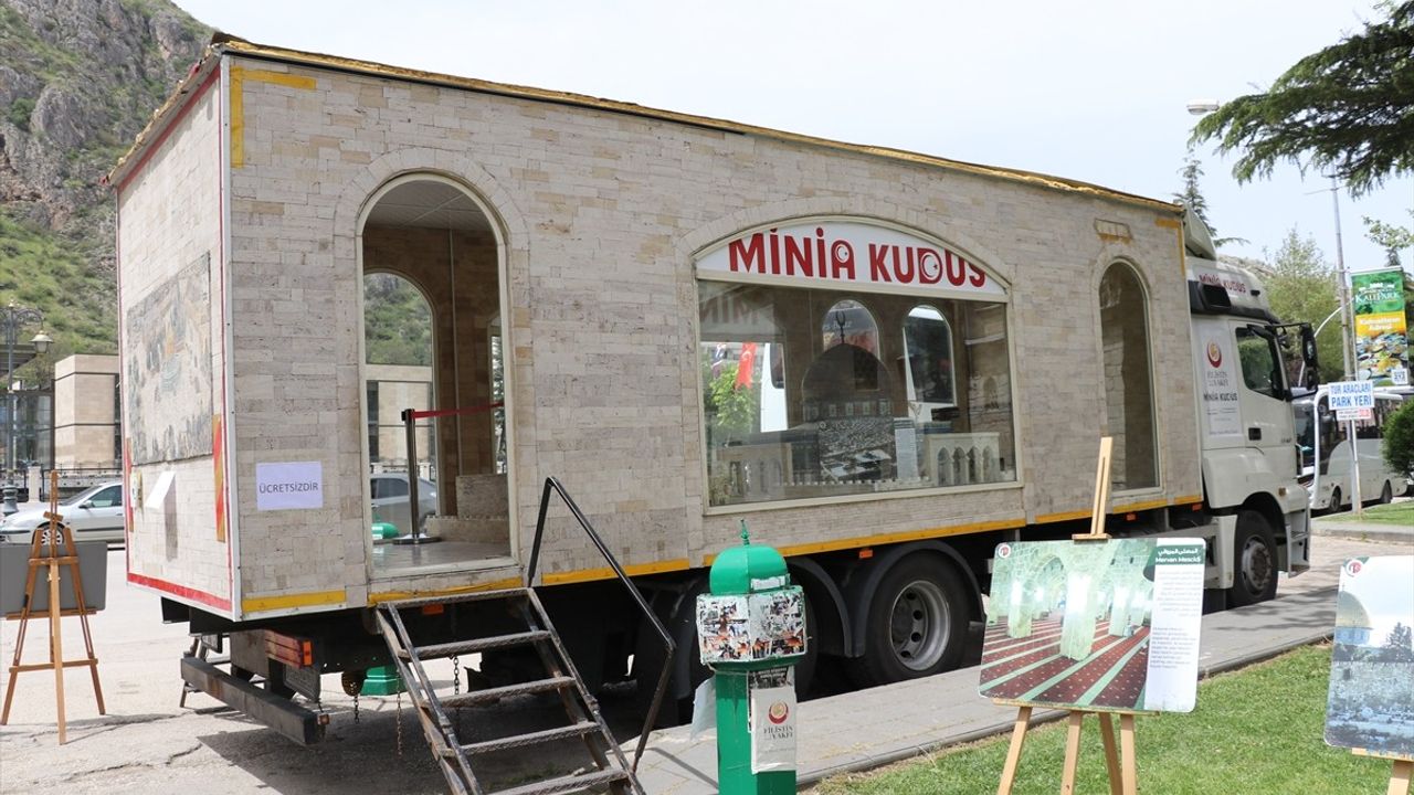 Minia Kudüs Tırı'nın 40. Durağı Amasya'da