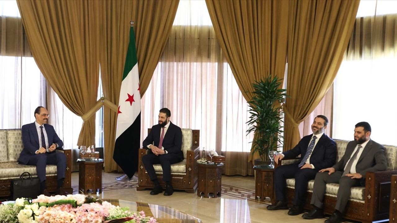 MİT Başkanı İbrahim Kalın, Suriye Cumhurbaşkanı Ahmed Şara ile Görüştü
