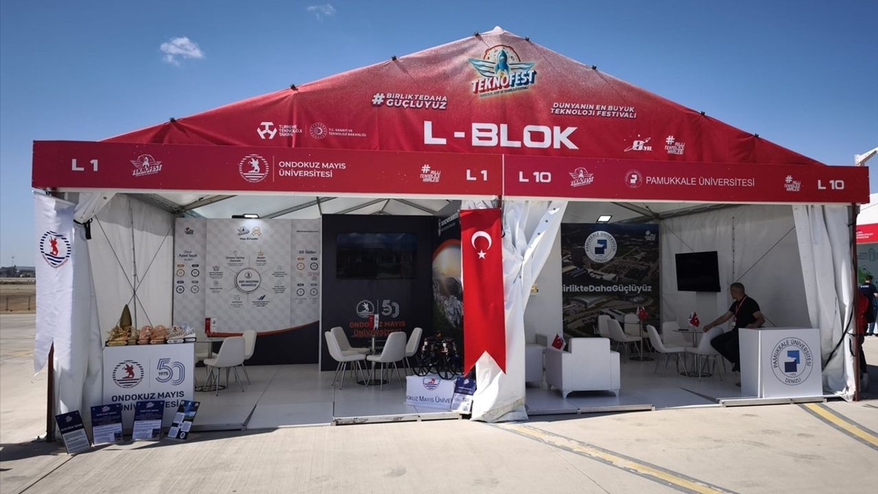 Ondokuz Mayıs Üniversitesi TEKNOFEST KKTC'de Innovatif Projelerle Yer Aldı