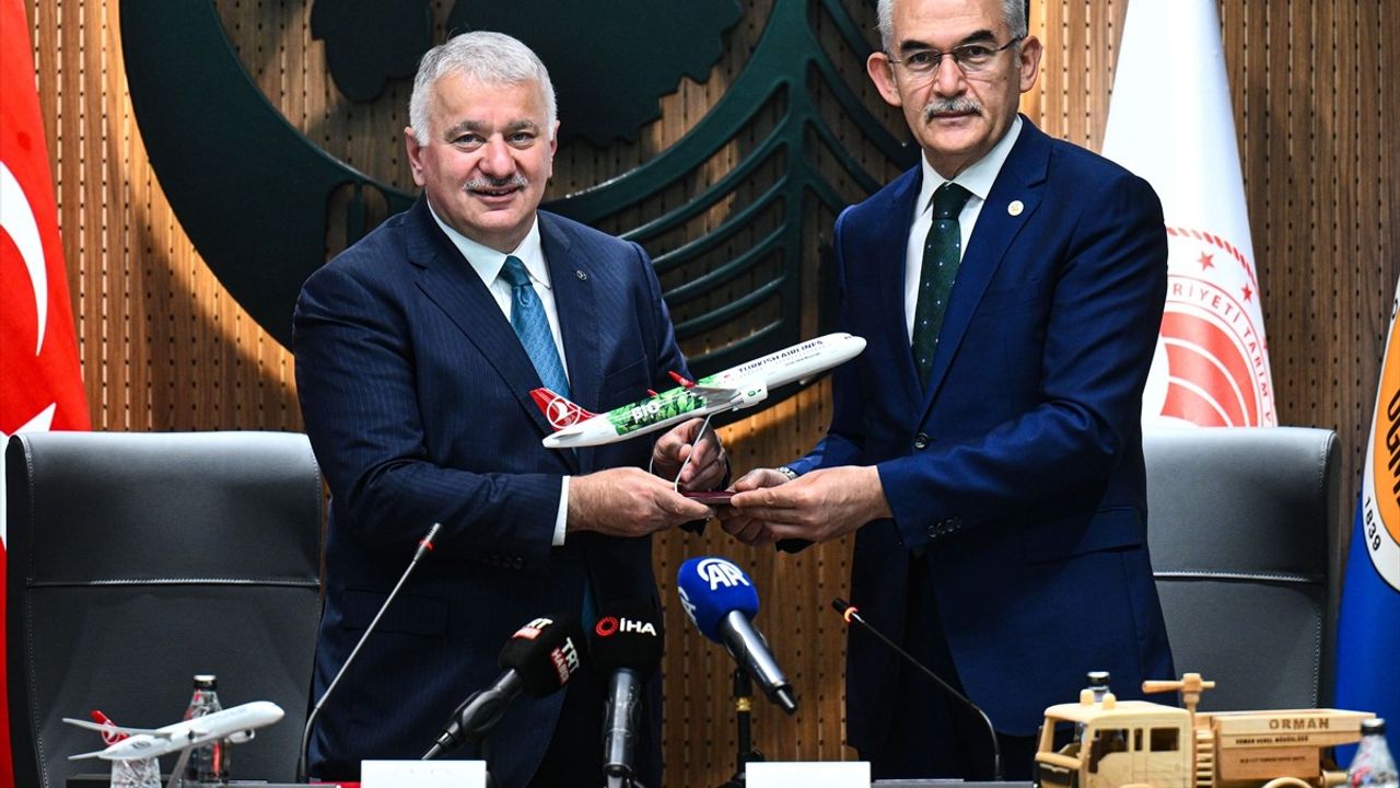 Orman Genel Müdürlüğü ve THY'den Ağaçlandırma Protokolü