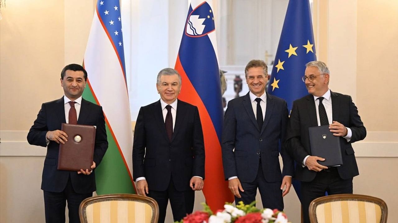 Özbekistan ve Slovenya İkili İlişkileri Geliştiriyor