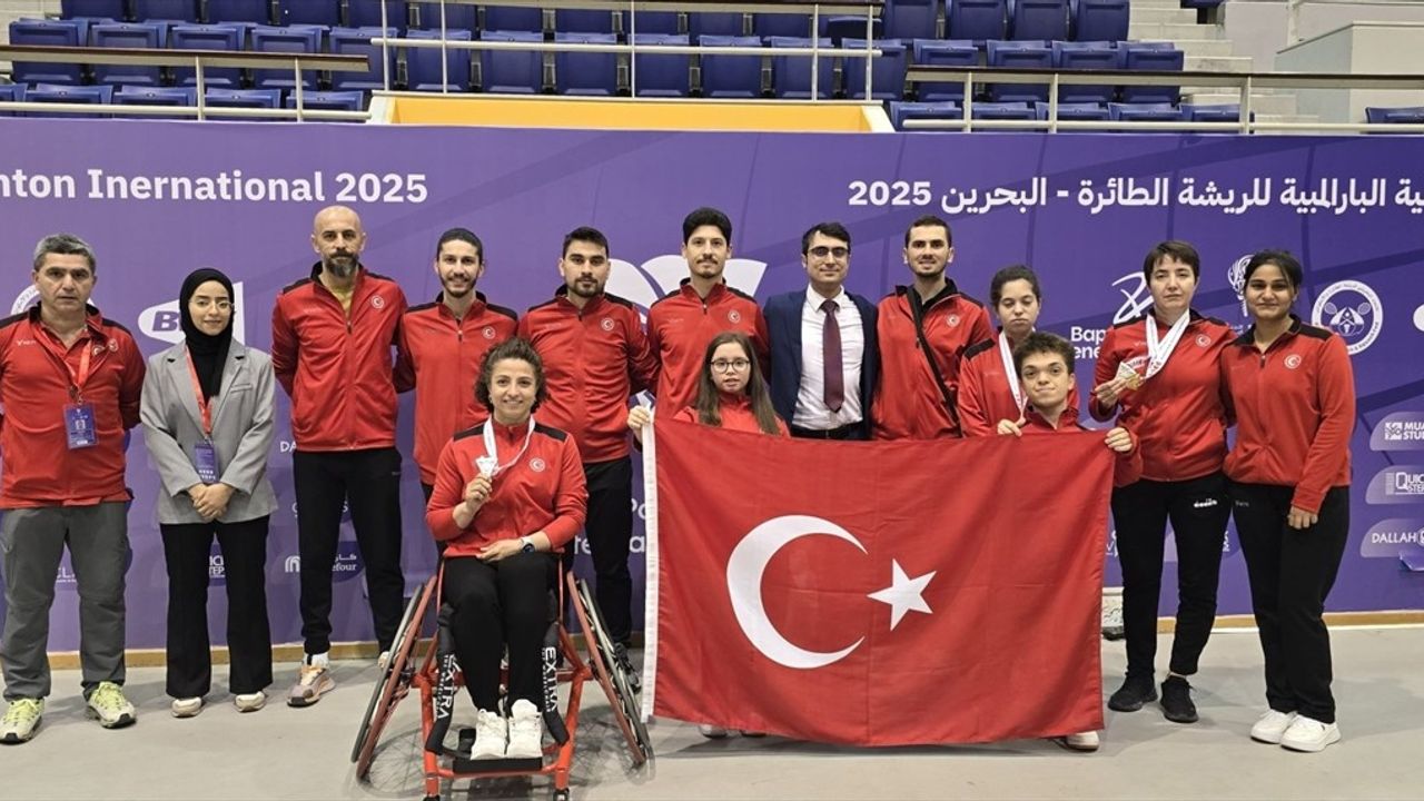 Para Badmintoncular, Bahreyn'de 5 Madalya Kazandı