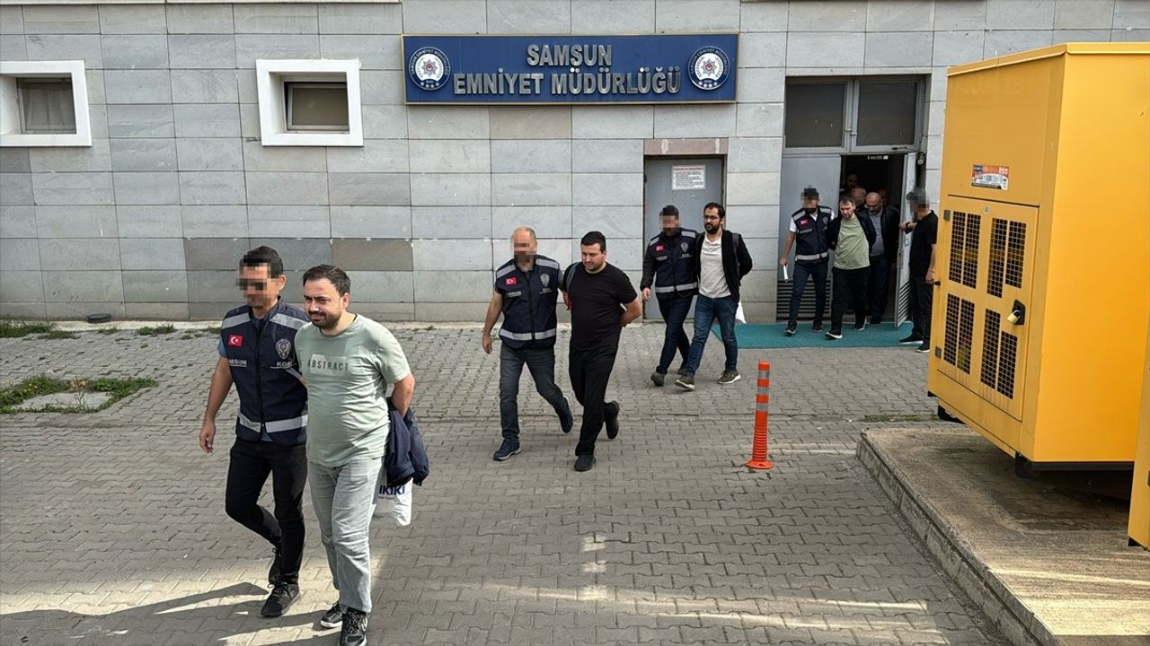 Samsun'da FETÖ Operasyonu: 14 Zanlı Adliyeye Sevk Edildi