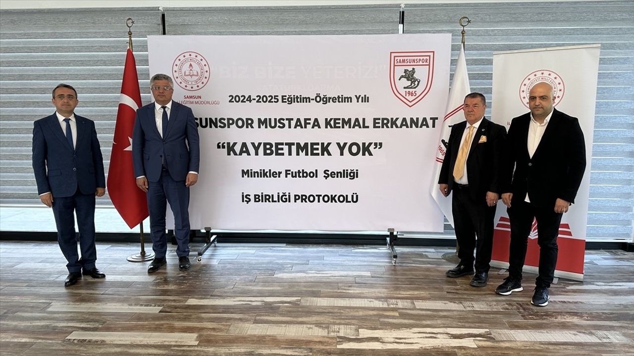 Samsun'da Futbol Şenliği ile Yetenekli Sporcular Belirleniyor