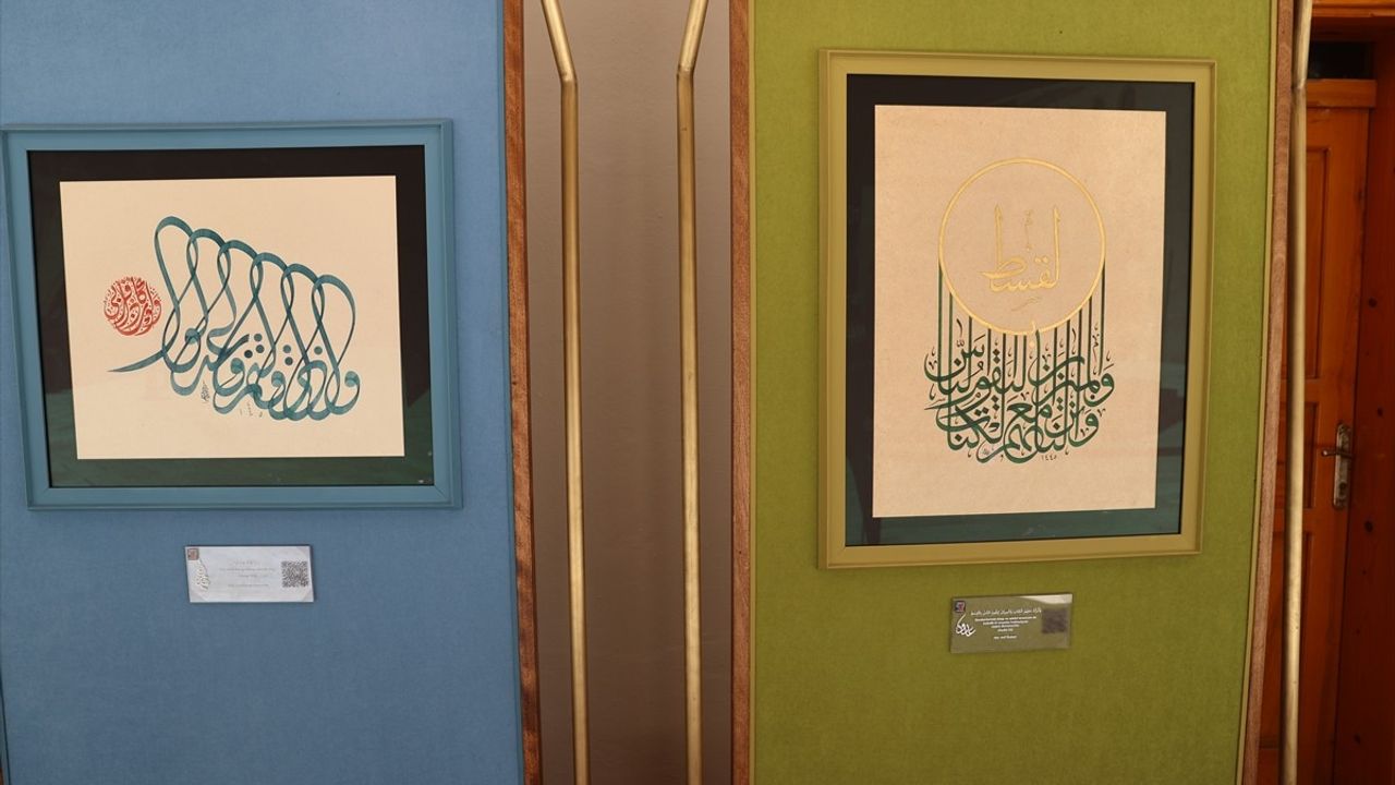 Şanlıurfa'da 'Adil-i Mutlak' Hat Sergisi Açıldı