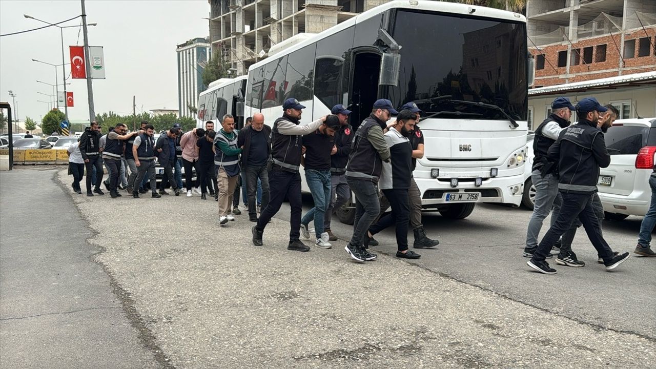 Şanlıurfa'daki 'Change' Araç Operasyonunda 5 Zanlı Tutuklandı