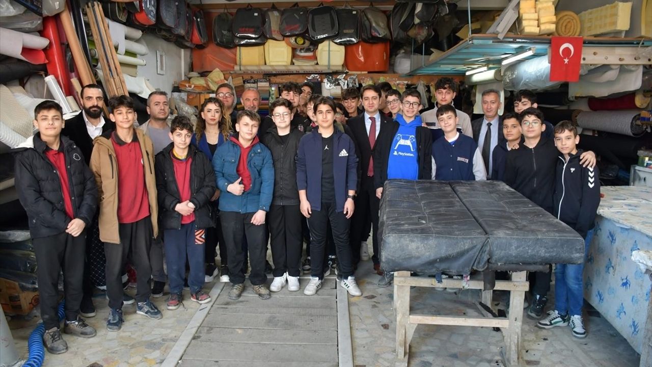 Sinop'ta Öğrenciler ve Ustalar Sanayide Buluşuyor