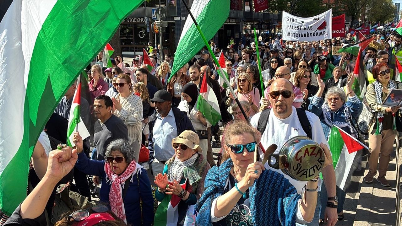 Stockholm'de Mavi Marmara Şehitleri Anıldı