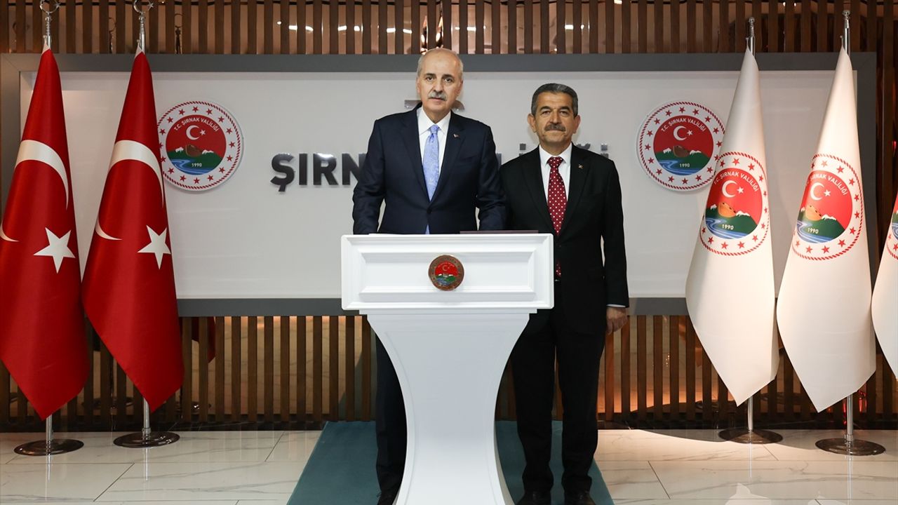 TBMM Başkanı Numan Kurtulmuş, Şırnak Valiliği ve Belediyesini Ziyaret Etti