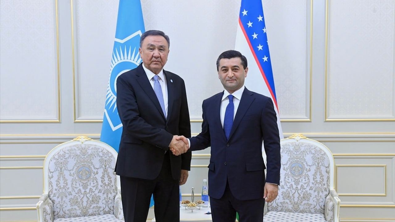 TDT Genel Sekreteri Ömüraliyev, Özbekistan Dışişleri Bakanı Saidov ile Görüştü