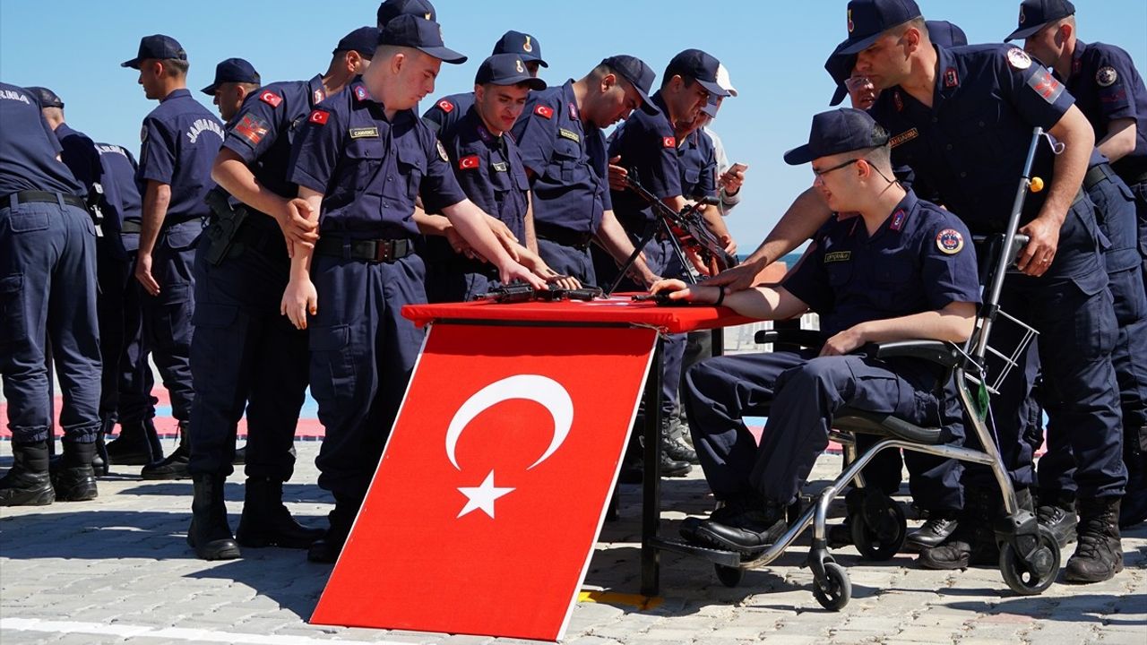Tekirdağ'da 33 Engelli Genç Temsili Askerlik Yaptı