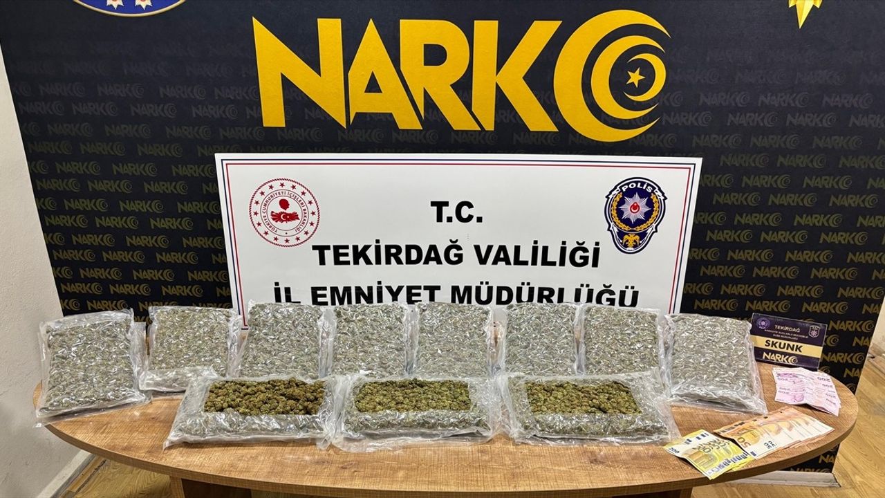 Tekirdağ'da Uyuşturucu Operasyonu: 10 Şüpheli Tutuklandı