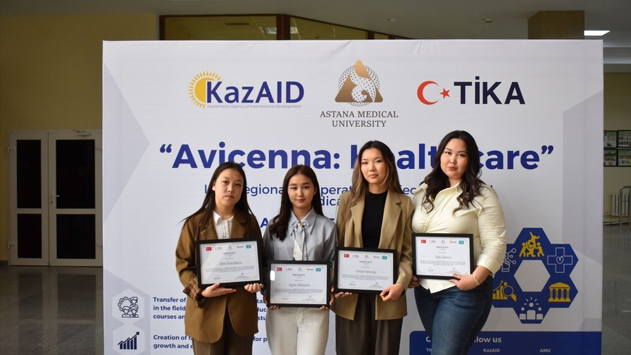 TİKA'dan Kazakistan'da Kırgız ve Tacik Tıp Öğrencilerine Eğitim Desteği