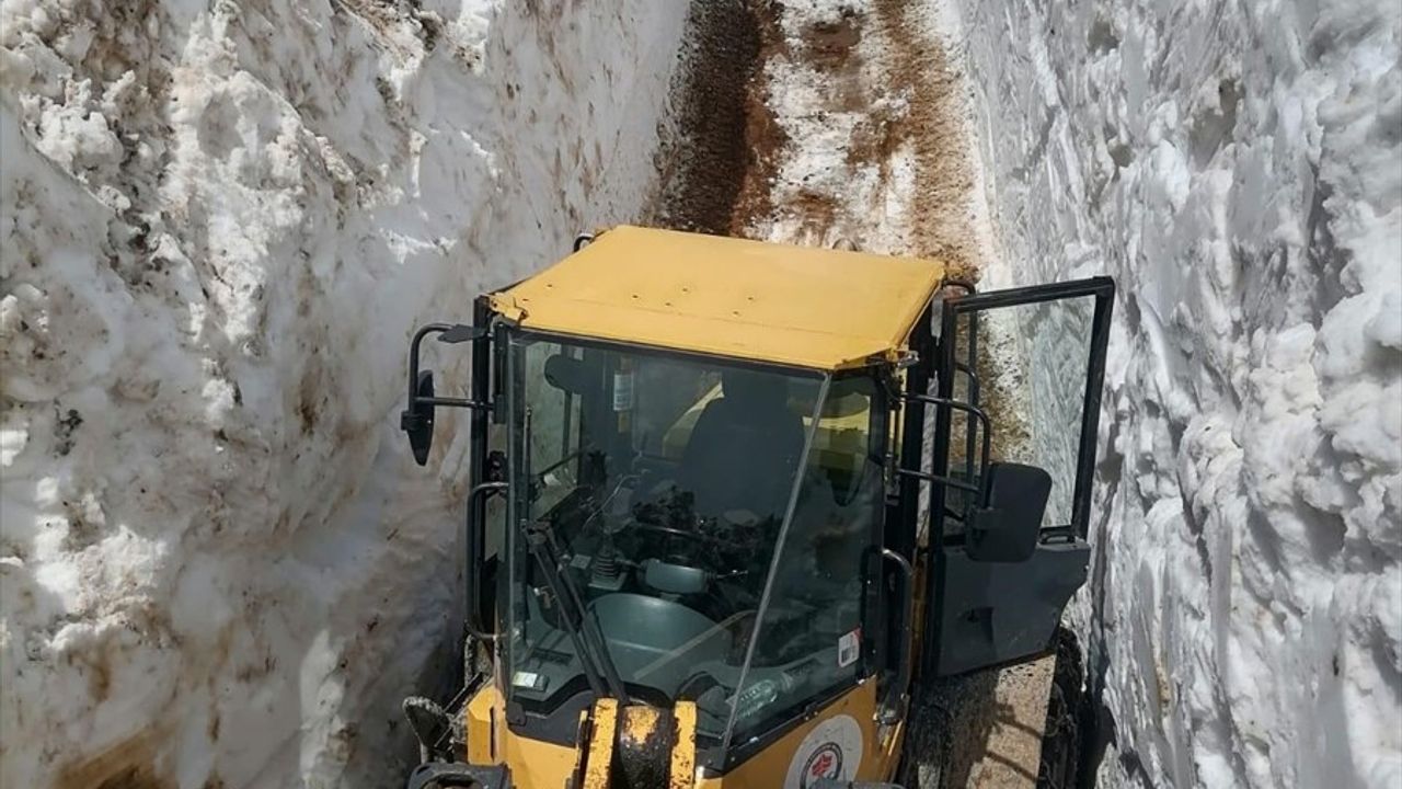 Trabzon'da Şekersu Yaylası Yolunda Karla Mücadele Çalışmaları Başladı