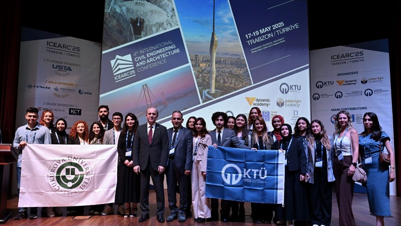 Trabzon'da Uluslararası İnşaat Mühendisliği ve Mimarlık Konferansı ICEARC'25 Başladı