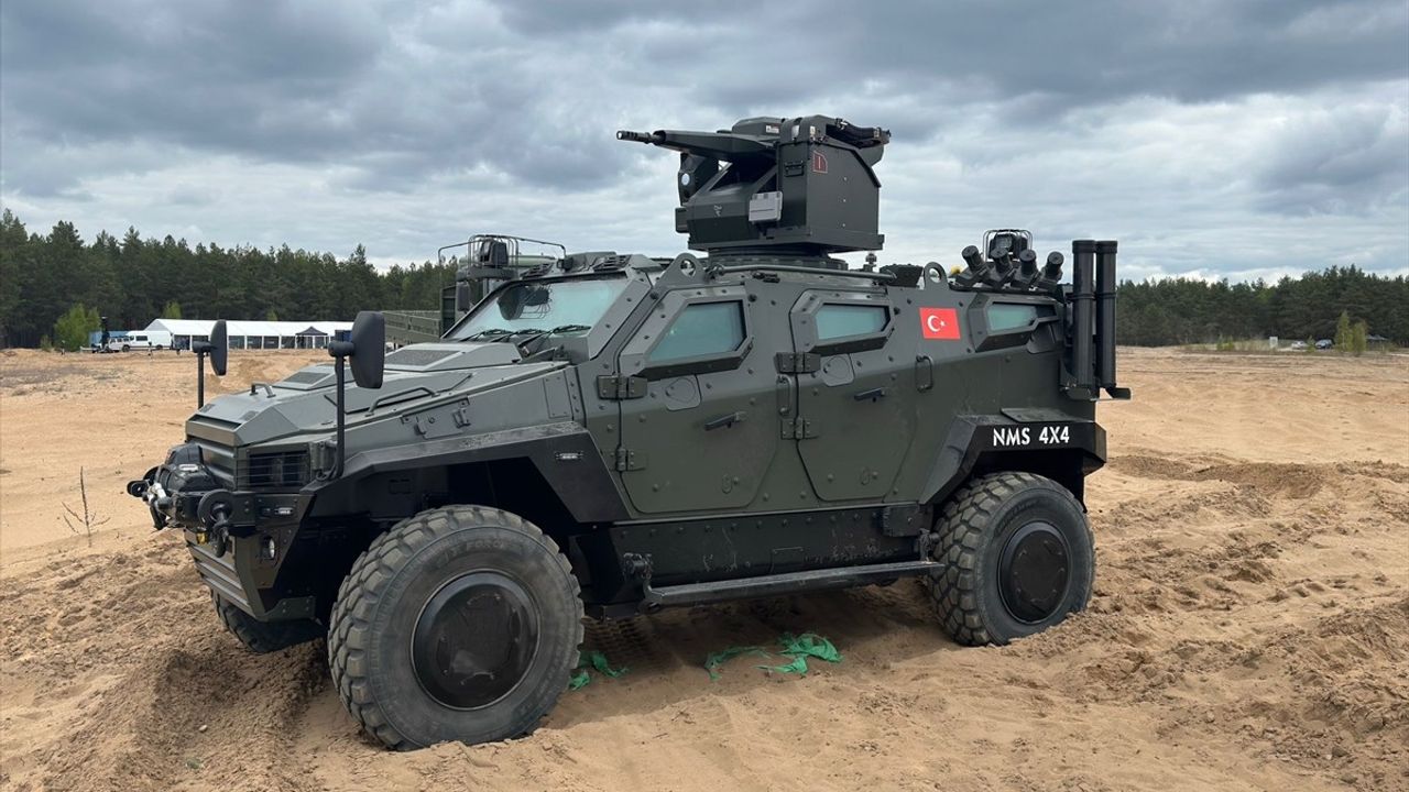 Türk Zırhlısı Nurol Makina, Litvanya'da Canlı Atış Gösterisi Yapacak