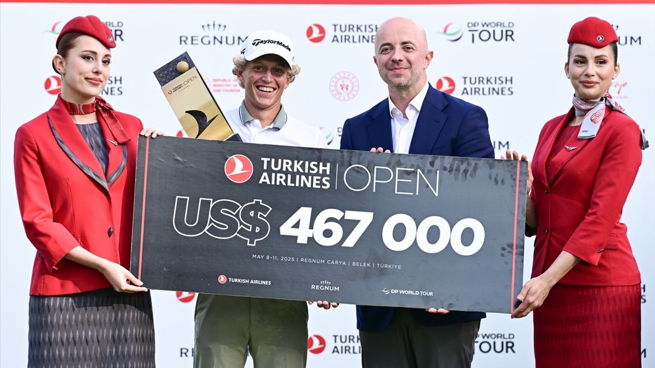 Turkish Airlines Open 2025: Fransız Martin Couvra Şampiyon