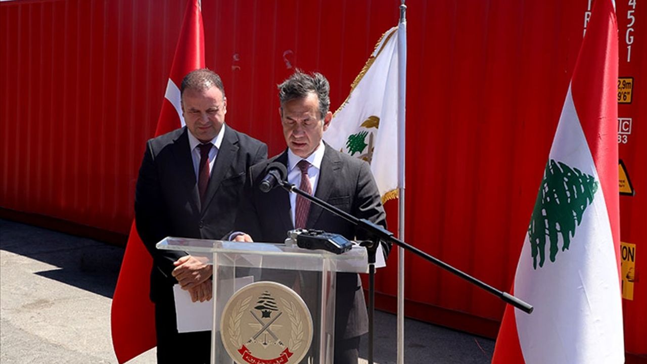 Türkiye'den Lübnan Ordusuna Hibe Askeri Teçhizat ve Tıbbi Malzeme Teslim Töreni