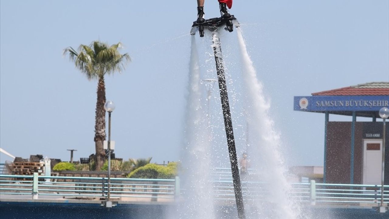 Uluslararası Su Sporları Festivali Samsun'da Coşkuyla Başladı