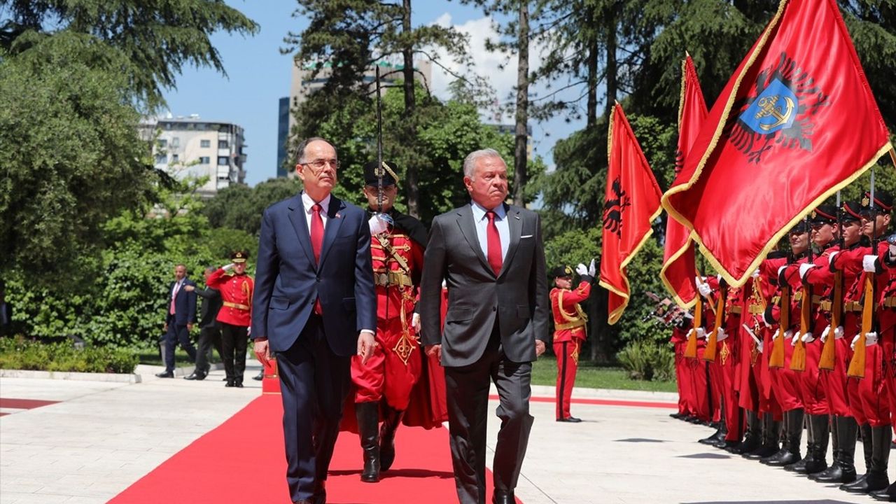 Ürdün Kralı 2. Abdullah, Arnavutluk'ta Önemli Temaslarda Bulundu