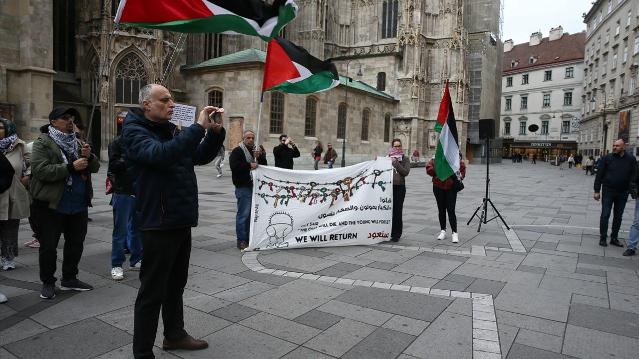 Viyana'da Nekbe'nin 77. Yılı: Gazze'deki Soykırıma Dikkat Çekildi