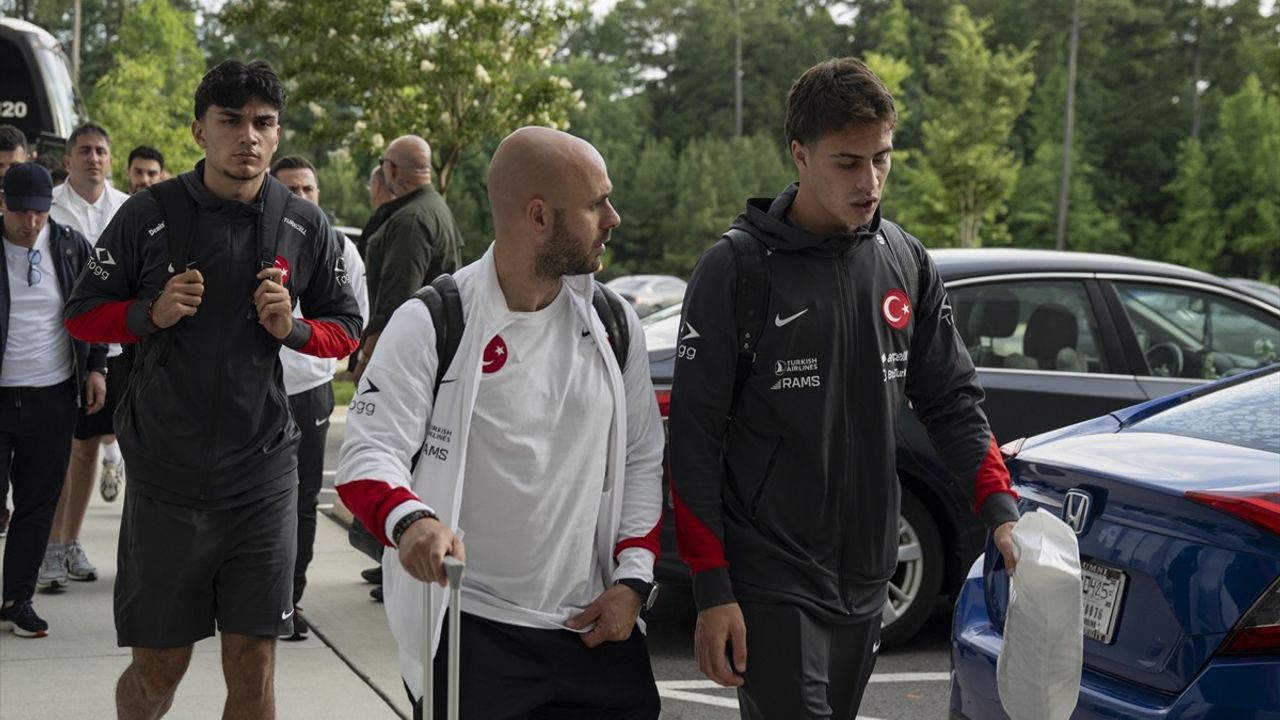 A Milli Takım Meksika Maçı İçin Kuzey Carolina'ya Ulaştı