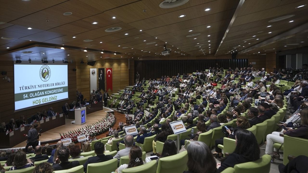 Adalet Bakanı Tunç, Noterlik Kanunu'nu Yenileme Hedeflerini Açıkladı