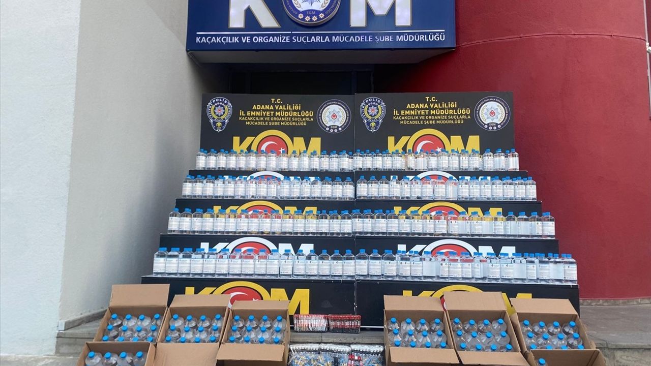 Adana'da 400 Litre Sahte İçki ve 2 Gözaltı