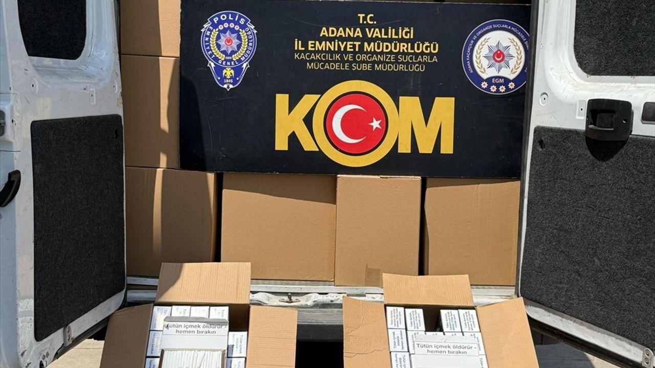Adana'da 6,5 Milyon Makaron Operasyonu: 2 Gözaltı