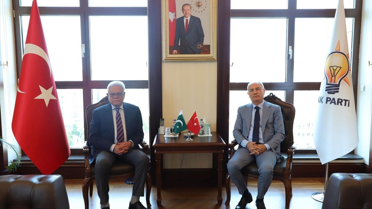 AK Parti Genel Başkanvekili Efkan Ala, Pakistan Büyükelçisi Junaid ile Görüştü