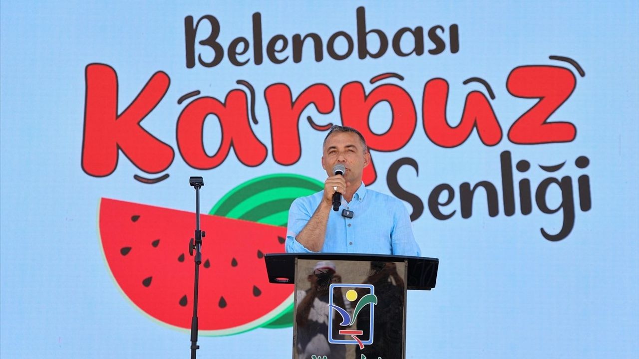 Antalya'da Belenobası Karpuz Şenliği Coşkusu