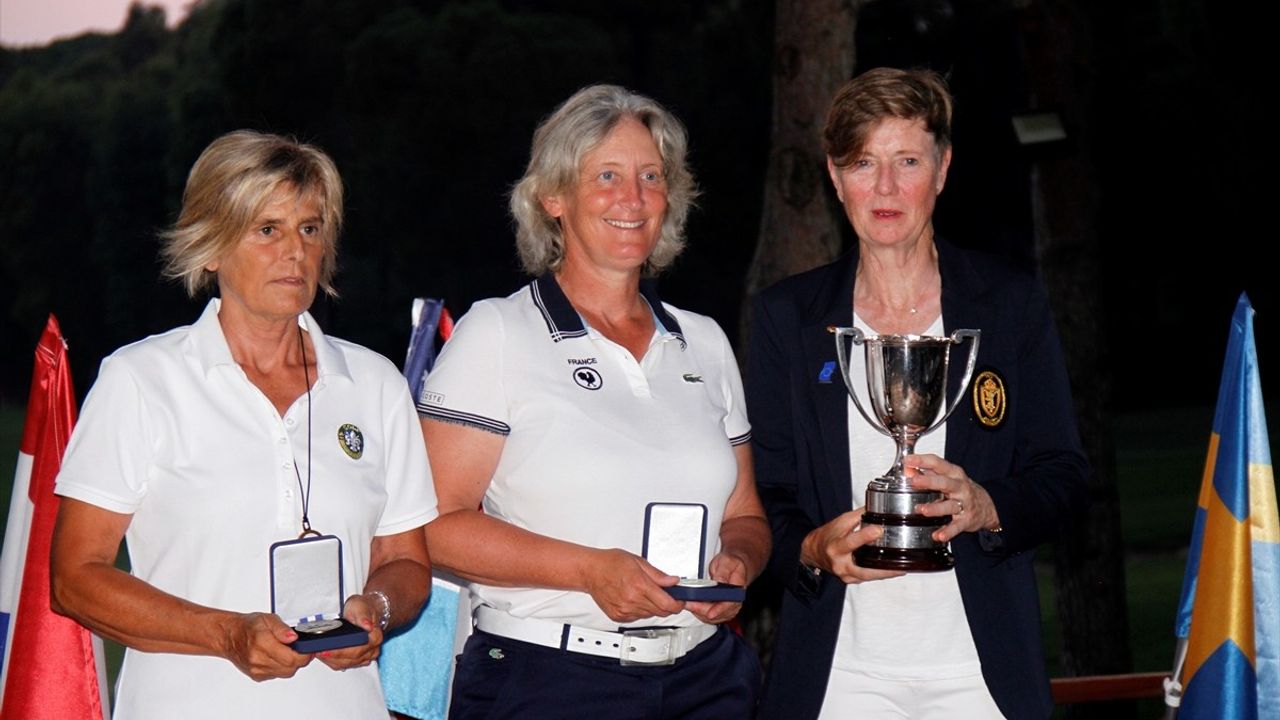 Avrupa 50 Yaş Üstü Golf Şampiyonası Antalya'da Tamamlandı