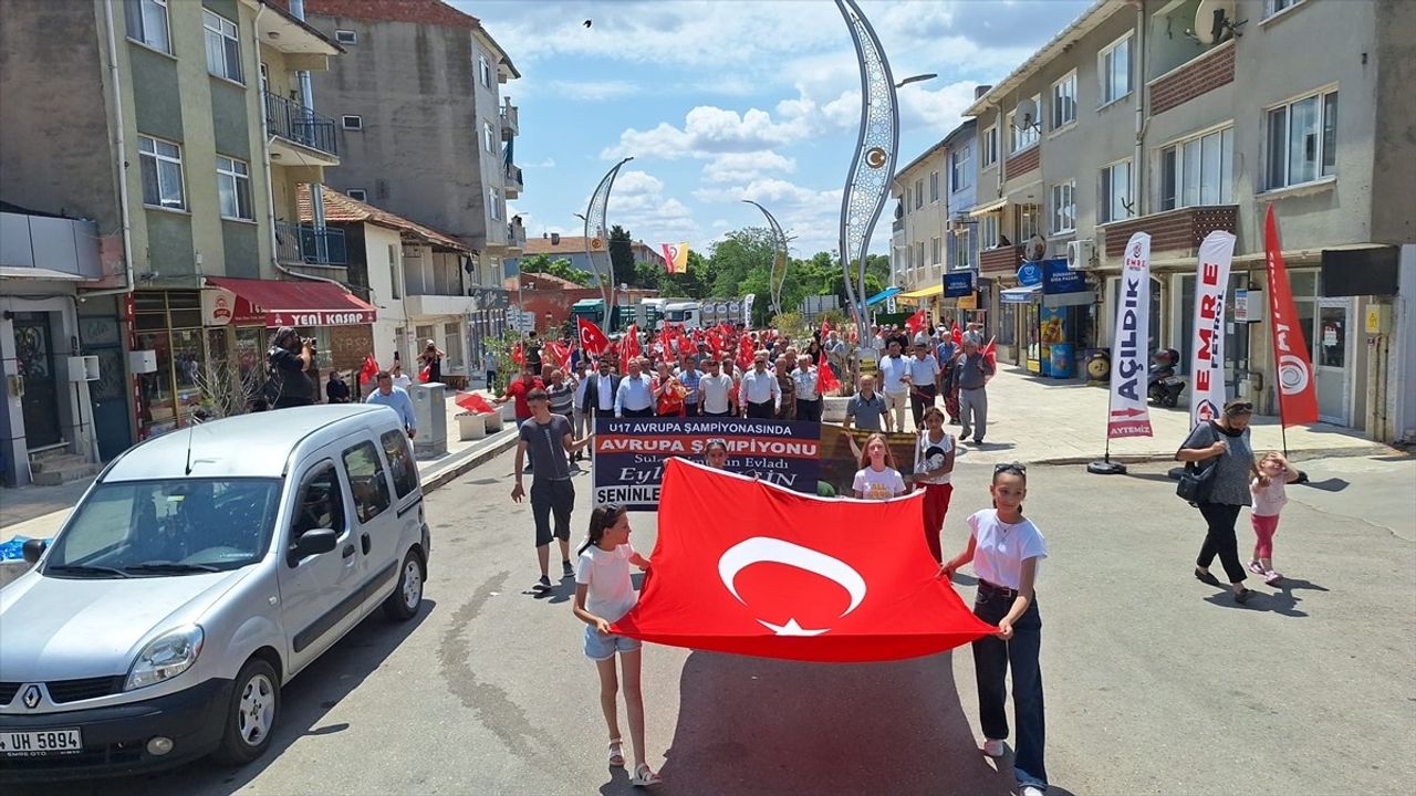 Avrupa Şampiyonu Eylem Engin, Memleketi Edirne'de Coşkuyla Karşılandı