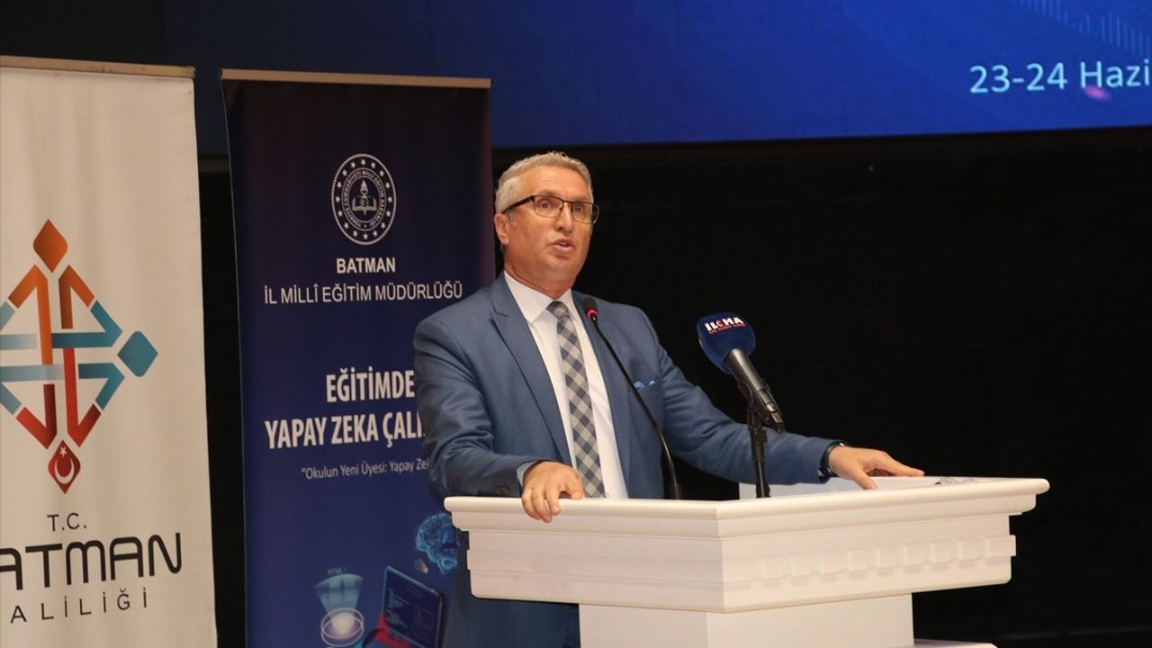 Batman'da Eğitimde Yapay Zeka Çalıştayı Başladı