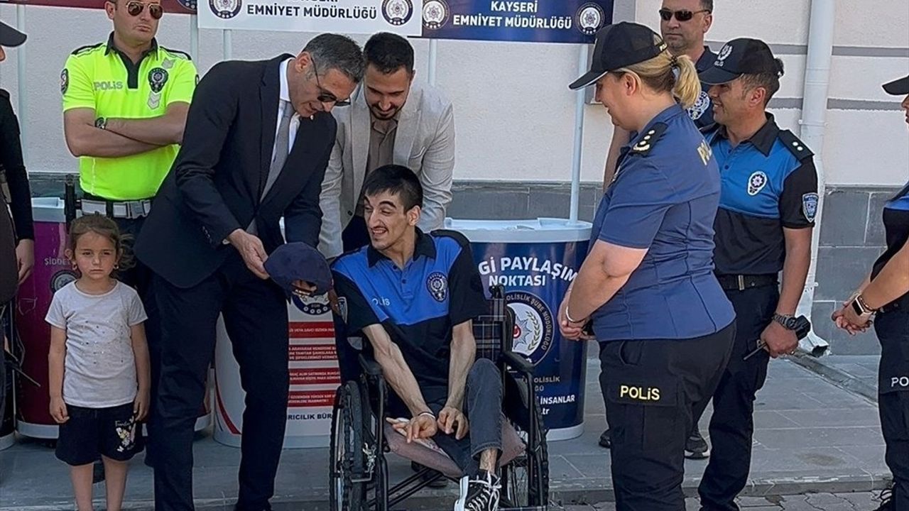 Bedensel Engelli Hasan Can'ın Polislik Hayali Gerçeğe Dönüştü
