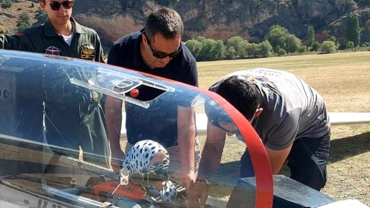 Bilecik'te 83 Yaşındaki Kadının Uçma Hayali Gerçekleşti